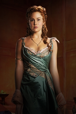 Anna Hutchison as the Roman, Laeta.